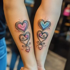 Mom Daughter Tattoos Tattoo Master Files Like Mother Like Daughter Tattoo, Mommy Tattoos Son, Mom And Daughter Tattoos Matching Unique, Cute Sister Tattoos For 2, Tattoos Powerful, Mommy Daughter Tattoos, Small Inspirational Tattoos, Heart Tattoo Ideas, Pink Ribbon Tattoos