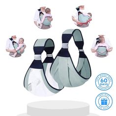 the baby carrier is designed to fit in any size and shape, with multiple variations of straps