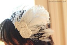 DIY How To Make A Fascinator Feather Headpiece, Creative Tutorials, Hair Adornments, Diy Hair Accessories