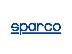 the sparco logo on a white background