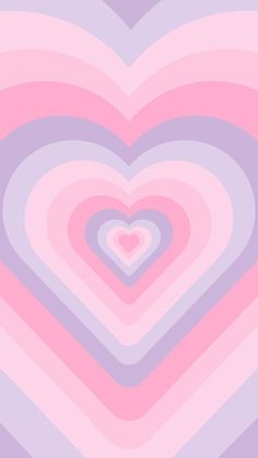 a heart shaped pattern in pastel pink and purple