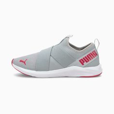 Prowl Slip On Women's Training Shoes | PUMA Synthetic Slip-on Sneakers With Arch Support For Running, Slip-on Running Shoes With Arch Support For Sports, Sporty Gray Slip-on Sneakers, Slip-on Running Shoes For Light Exercise, Gray Synthetic Slip-on Sneakers With Arch Support, Gray Slip-on Sneakers For Running, Breathable Gray Slip-on Sneakers For Light Exercise, Gray Breathable Slip-on Sneakers For Light Exercise, Gray Synthetic Slip-on Sneakers For Running