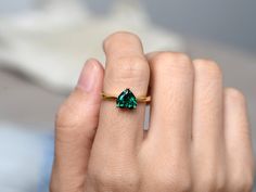 Welcome to my shop, you can find many beautiful gemstone jewelry here, and you also can ask for customized service. Main Stone: 8*8 heart cut lab emerald Accent Stones: none Metal: 925 sterling silver plated with yellow gold. I also can provide metal options such as 14k solid yellow/white/rose gold Setting: prong setting More rings please go to my shop home: https://www.etsy.com/shop/XCjewelryStudio?ref=hdr_shop_menu It's a perfect gift for who born in May(birthstone ),it's quite comfortable for Heart Cut Emerald Ring Gift, Green Heart-cut Birthstone Ring As Gift, Green Heart Cut Birthstone Ring For Gift, Green Heart Cut Birthstone Ring As Gift, Heart Cut Emerald Ring For Wedding, May Birthstone, Wedding Heart Cut Emerald Ring, May Birthstone, Heart Cut Emerald Wedding Ring For May Birthstone, Emerald Heart Cut Ring With Prong Setting, Gift, Emerald Heart Cut Ring With Prong Setting