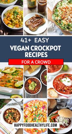 the best vegan crockpot recipes for a crowd