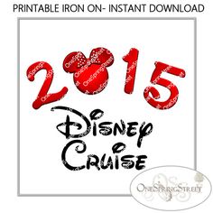 DISNEY CRUISE 2015 MINNIE T-Shirt Iron On Diy by OneSpringStreet World Printable, Florida Family Vacation, Disney T Shirt, Disney Tshirts