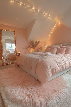 🌸 Create your perfect dream room with our teenage girl bedroom ideas! Discover aesthetic blue and olive green themes, vintage and retro vibes, and charming tapestries. Dive into boho and beachy styles, and add cute black and Korean-inspired touches. Try DIY projects to make your space unique and personal. 🌼✨ Preppy Rooms, Discover Aesthetic, Girl Bedroom Ideas, Airy Bedroom, Geometric Bedding, Pink Bedroom For Girls, Cozy Fall Bedroom, Classy Bedroom