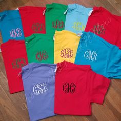 Monogrammed Shirt-Monogram Shirt-Monograms-Monogram T-shirt-Monogram Tee-Bridesmaids Gift-Unisex Adult and Youth I am currently 4 weeks out on all orders, plus 3-4 days for shipping. Please take note when placing your order. You will receive a notification when your order ships. This listing is for a simple monogram t-shirt. This shirt comes will a 3 inch intertwined vine monogram on the left chest. Copy and paste In the note to seller box: 1. Please provide me with your full name and initials i Simple Monogram, Youth Photos, Monogram Shirt, Monogram T Shirts, Monogram Shirts, Lexington Ky, S Monogram, 21st Gifts, Bridal Gift