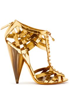 Tom Ford Fall 2013 High Heeled Sandals, Olivia Palermo, Gold Heels, Shoe Art, Gorgeous Shoes