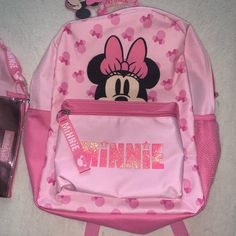 Disney Minnie Mouse Backpack Pink Disney100 Mickey Mouse Cute Adorable Glitter Sparkling Disney Minnie Mouse Backpack, Pink Minnie Mouse Backpack For Disney Trips, Disney Minnie Mouse Standard Backpack, Pink Minnie Mouse Standard Backpack, Cute Minnie Mouse Backpack For School, Mickey Mouse Cute, Cute Minnie Mouse, Mouse Cute, Disney Cute