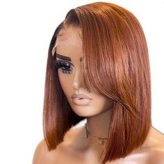 human hair wig African Orange Straight Short Soft Wear Wigs 4×4 Lace Front Human Hair For Women     If you have any questions, please contact us, we will answer you as soon as possible 1)Brand Name: 2)Cap Construction: Glueless T part Lace Front Wig With Combs And Strap 3)Return policy: If you do not like our wig, no reason to return 4)Density: 150% Density. 5)High quality: 100% Unprocessed Virgin Human Hair. 6)Color&Length: if you want other color in the color ring or other length, please conta Short Lace Front Wigs, Hair For Women, Lace Front Human Hair, Human Hair Wig, Color Ring, Lace Front Wig, Hair Wig, Human Hair Wigs, Lace Front Wigs