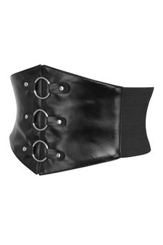 Transform your wardrobe with our stylish Black Corset Belt! Get the look you want with total comfort and ease. This fashionable yet practical black leather corset belt features a faux leather & elastic shell fabric for maximum comfort, weatherproofing, and sleek sophistication like no other. Plus, you'll never struggle with getting it on again thanks to the back zipper opening. Ready to look unstoppable? Get your Black Corset Belt today and love the fit & feel! Style: Corset Style Belt Collectio Black Corset Belt, Waist Trainer For Men, Belt Collection, Black Leather Corset, Leather Corset Belt, Style Corset, Bridal Corset, Lingerie Shorts, Corset Shirt