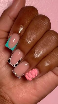 Cute Short Nails, Acrylic Toe Nails, Hard Nails, Colored Acrylic Nails, Girly Acrylic Nails, French Tip Acrylic Nails, Her Nails, French Acrylic Nails, Short Square Acrylic Nails