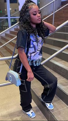 Unc 6s Outfit, Highschool Outfits, Swag Outfits For Girls, Cute Outfits For School, Fly Girl, Streetwear Fashion Women, Jordan 6