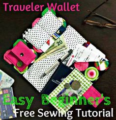 there are many items that can be used to make travel wallets for the traveler