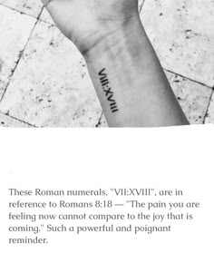 Roman Bible Verse Tattoo, Roman’s Bible Verse Tattoo, Romans 8 38-39 Tattoo, Romans 5:3-5 Tattoo, Roman’s 12:2 Tattoo, Romans 12:19 Tattoo, James 1:19 Tattoo, Roman Numeral Bible Verse Tattoo, Romans 8:38-39 Tattoo