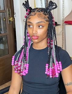 Box Braids Hairstyles For Black Women, Cute Braided Hairstyles, Braided Hairstyles For Teens, Quick Braided Hairstyles, Cute Box Braids Hairstyles, Protective Hairstyles Braids, Pretty Braided Hairstyles, Girls Hairstyles Braids, Nail Swag