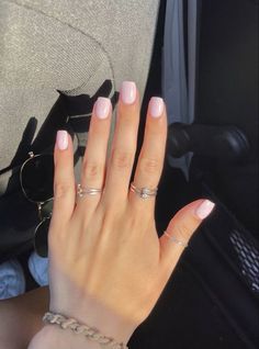 Short Small Nails Ideas, Light Pink Nail Ideas, Pink Nail Ideas, Short Pink Nails, Nails Photography, Nail Pink, Classy Acrylic, Inspiration Nails, Nails Classy