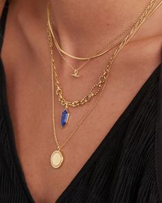 Today's serving of luxe layers 👏 | Ania Haie Gold Pendants, Gold Pendant