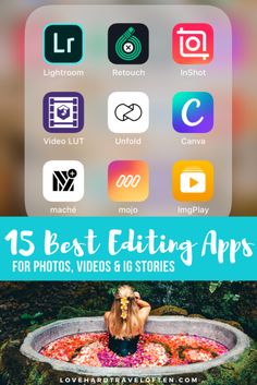 the top 10 best editing apps for photos, videos and stories on iphone or ipad