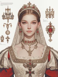 Turkish Royal Dresses, Russian Queen, Fashion History Timeline, Historical Hairstyles, Royalty Fashion, Queen Outfit, Old Fashion Dresses, Fashion Drawing Dresses, Royal Dresses