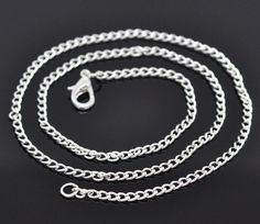 "This listing is for 12 Silver Plated Lobster Clasp Link Chain Necklaces 2x3mm. Material: Alloy (Lead and nickel safe) Size: Approx: 2x3mm 18\" long Color: Silver Plated Quantity: 12 necklaces All of my supplies are stored and packed in a pet-free & smoke-free environment." Gold Leaf Necklace, Ocean Necklace, Amulet Necklace, Friendship Necklaces, Tree Necklace, Chains Necklaces, Chain Necklaces, Leaf Necklace, Quartz Necklace