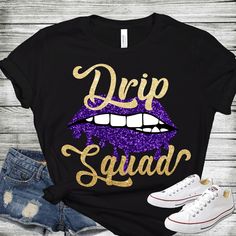 Purple Happy Birthday, Girl Lips, 36th Birthday, Lips Shirt, Purple Birthday, Glitter Birthday, Squad Shirt