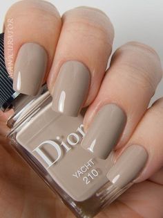 Neutral Nail Colors, Dior Nails, Neutral Nail Color, Nail Paint Shades, Allentown Pa, Neutral Nail, Nagellack Trends, Ellicott City, Minimal Nails