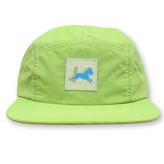 View Full Hat Collection - https://www.etsy.com/shop/Wookles?section_id=16377675 Nylon Five Panel Hat with Woven Patch Unstructured Fit Low Profile Height Adjustable Nylon Strap Closure Curvable Brim Limited Edition of 33 Lightweight Green Casual Hat, Casual Lightweight Green Hat, Fun Green Hat For Outdoor, Trendy Green 5-panel Hat, Fun Green Outdoor Hat, Five Panel Hat, Dog Patch, Five Panel, Hat Collection