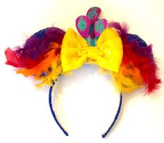 Excited to share this item from my #etsy shop: up ears, kevin up ears, mickey ears, minnie ears, disney ears, magic kingdom ears, russell ears, dug ears, up disney ears Up Disney Ears, Ears Inspiration, Ear Ideas, Disney Trip Outfits, Disney Hair Bows, Up Disney, Diy Mickey Ears, Disney Mickey Ears, Disney Hair