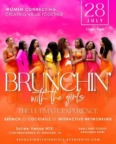 brunch with the girls flyer