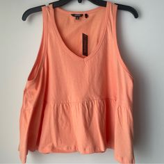 Buffalo By David Bitton Shell Coral Peplum Baby Doll 100% Cotton V-Neck Tank Size Medium. Machine Washable. Approximate Measurements Flat: See Photos. Baby Doll, Color Orange, Buffalo, The 100, Coral, Womens Tops, Size Medium, V Neck, Tank Tops