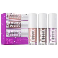 Mini Odyssey Lip Oil Gloss Fun Size Faves Set - MILK MAKEUP | Sephora Gloss À Lèvres, Makeup Gift Sets