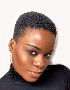 Natural Hair Twa Styles, Short Natural Haircuts 4c Hair, Shaved Natural Hair, Tapered Cut Natural Hair, Magnesium Drink, Natural Haircuts, Barely There Makeup, Natural Hair Haircuts, Natural Hair Twa