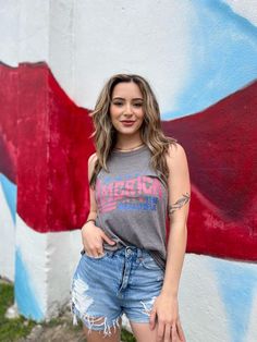 You can say that again! Celebrate the 4th in this adorable and lightweight tank! Unisex Fit: True to Size District Brand: Grey Frost Professionally DTF Printed 50% Cotton 25% Polyester 25% Rayon Sleeveless Graphic Print Top For 4th Of July, Sleeveless Tops With American Flag Print For Spring, Casual American Flag Print Tank Top For Spring, Spring Casual Tank Top With American Flag Print, Casual American Flag Print Tank Top, Casual 4th Of July Graphic Print Tank Top, Casual 4th Of July Graphic Tank Top, Casual Graphic Print Tank Top For 4th Of July, Casual American Flag Print Sleeveless Tank Top