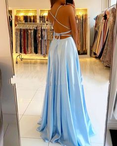 Modern Blau Abendkleider Lang | Günstige Abendmoden Abiballkleid_Abendkleider_Kleider für Besondere Anlässe_Brautkleider,Abiballkleider,Abendkleider | Babyonlinedress.de Silk Prom Dress Light Blue, Baby Blue Long Dress, Prom Dresses Sky Blue, Baby Blue Formal Dress, Light Blue Prom Dresses, Prom Dresses Open Back, Baby Blue Prom Dresses, Sky Blue Prom Dress, Light Blue Prom Dress