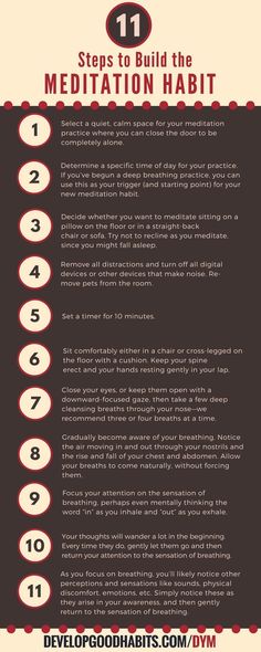 11 steps to building a meditation habit -- Get rid of your mental clutter with "declutter your mind" Meditation Mantra, Aging Makeup, Meditation Tips, Mental Clutter, Meditation Rooms, Declutter Your Mind, Reiki Symbols, Meditation For Beginners, Easy Yoga Workouts