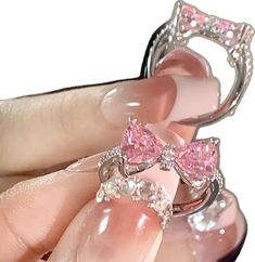 Trendy Cat Design Jewelry For Party, Trendy Cat Design Jewelry For Parties, Cute Pink Ring Jewelry, Pink Cute Rings For Anniversary, Cute Round Jewelry For Party, Cute Open Ring For Promise, Cute Pink Round Rings, Cute Pink Party Rings, Cute Pink Rings For Parties