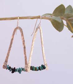 "Turquoise Earrings ~ Hammered ~ Gemstone ~ Dangle ~ Sterling Silver 925 or Gold Filled~ Jewelry ~ Handmade ~ Large ~December Birthstone 》D E T A I L S《 ✦ M E T A L S: Sterling Silver 925 or Gold Filled ✦ S T O N E : Turquoise ✦ B I R T H S T O N E : December 💎 In the past, the Turquoise used to be the stone of the kings and warriors. For that reason, nowadays this gem is known by providing protection against the evil and a symbol of strength and good luck. ✧ Please note natural gemstones are u Symbols Of Strength, The Kings, December Birthstone, Earrings Sterling Silver, Gold Filled Jewelry, Turquoise Earrings, Jewelry Handmade, Sterling Earrings, Macrame Plant Hanger