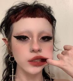 Maquillage Goth, Punk Makeup, Alt Makeup, Alternative Makeup, Emo Makeup, Edgy Makeup, Gothic Makeup