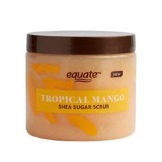 Equate Shea Sugar Scrub Tropical Mango 18 Oz Relax Clean Exfoliate Tropical. Trending Food, Shea Sugar Scrub, Cold Cough, Bath And Body Care, All Things New, Tropical Colors, Healthy Beauty