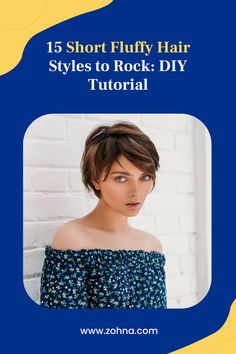 Explore 15 short fluffy hairstyles for your next look. These voluminous and funky styles are sure to inspire you! Fluffy Hair Styles, Short Fluffy Hairstyles, Fluffy Hairstyles, Short Fluffy Hair, Colored Bangs, Heavy Bangs, Rock Diy, Large Curls, Blonde Hair Shades