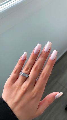 Classy Medium Length Nails, Square Nails Aesthetic, Square Nails Inspiration, Short Summer Nails, Classy Fall Nails, Holiday Acrylic Nails, Ballet Nails, Beauty Hacks Nails, Art Designs Ideas