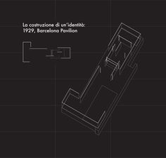 a black and white drawing of a floor plan for a building in barcelona, spain