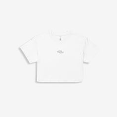 Cotton Ready Never crop top with printed graphic on chest. Curve Ring, Sticker Shop, Print Logo, Tee Shop, Mens Tees, Art Shop, Ring Shopping, Ring Designs, Women Rings