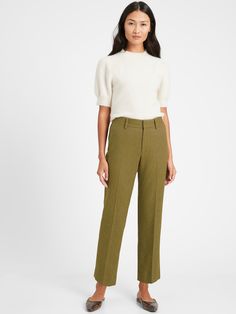 Relaxed Fit Straight Pants For Business Casual, Relaxed Fit Solid Color Straight Pants, Relaxed Fit Tapered Leg Dress Pants For Fall, Fall Relaxed Fit Tapered Leg Dress Pants, Business Casual Straight Dress Pants With Relaxed Fit, Fall Dress Pants Relaxed Fit Tapered Leg, Relaxed Fit Straight Leg Dress Pants For Business Casual, Relaxed Fit Straight Leg Dress Pants, Tailored Straight Bottoms For Fall