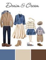 the color scheme for denim and cream