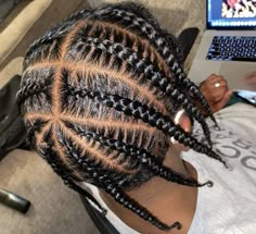 Gangsta Braids Men, Black Male Braids Hairstyles, Black Male Braids, Hard Hairstyles, Male Braids Hairstyles, Men's Braids, Male Braids, Hair Plait