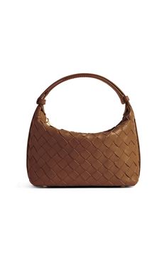 Bottega Veneta Mini Bag, Metallic Leather Bag, Swag Bag, Orange Bag, Woven Bag