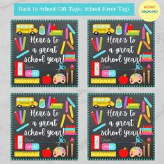 back to school gift tags for teachers