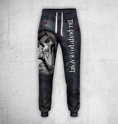 Skull Couple Hoodie And Sweatpants Set You And Me We Got This - LuvinGift